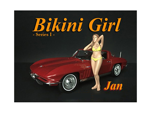 Jan Bikini Calendar Girl Figure for 1/18 Scale Models by American