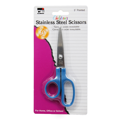 Charles Leonard CHL80505-24 Scissors Childrens 5 in. Pointed Stainless