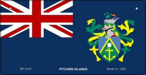 Smart Blonde BP-4127 3 x 6 in. Pitcairn Islands Flag Novelty Metal Bic