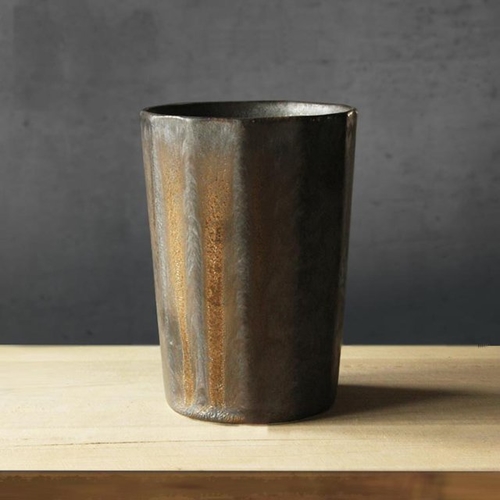 Handmade Multi-faceted Line Coffee Mug