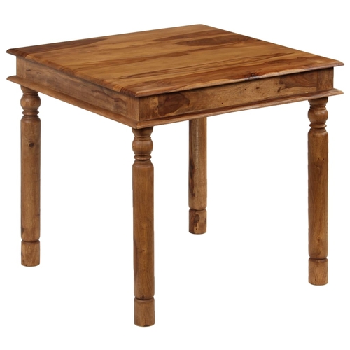 Dining Table Solid Sheesham Wood 31.5"x31.5"x30.3"
