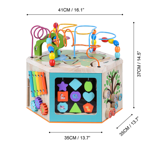 Teamson Kids 7 in 1 Large Wooden Activity Centre