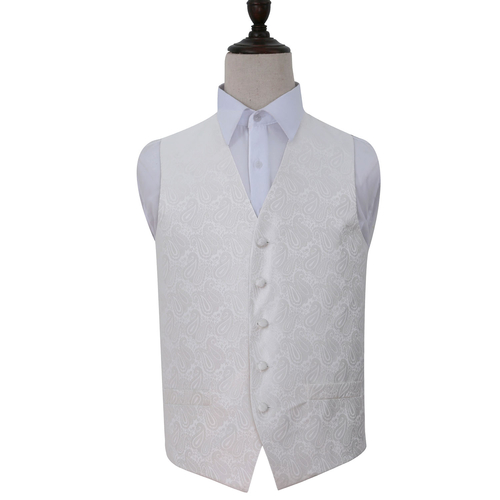 Paisley Waistcoat - Ivory, 38'