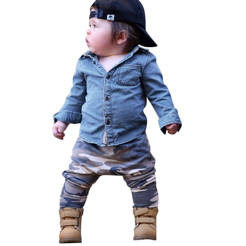 Boys Autumn Clothes Baby Boy Kid Toddler Long