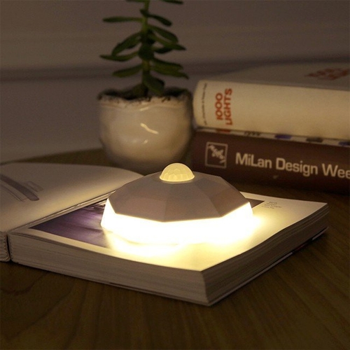 Chargeable Diamond Shaped Body Sensor Night Light