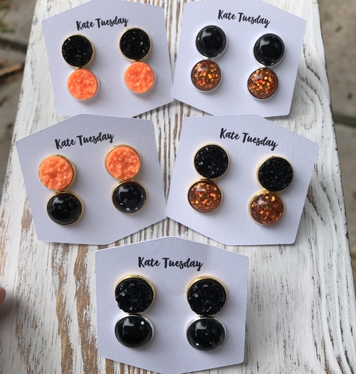 Halloween Earring Box of Double Earrings