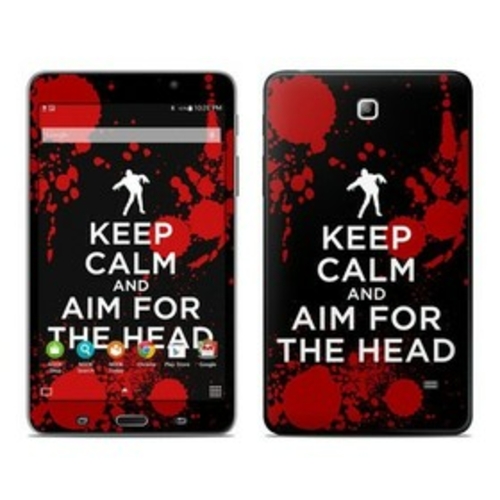 DecalGirl ST4N-KEEPCALM-ZOMBIE Samsung Tab 4 NOOK Skin - Keep Calm - Z