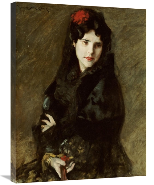 Global Gallery GCS-267851-30-142 30 in. Mrs. Chase in Spanish Costume 