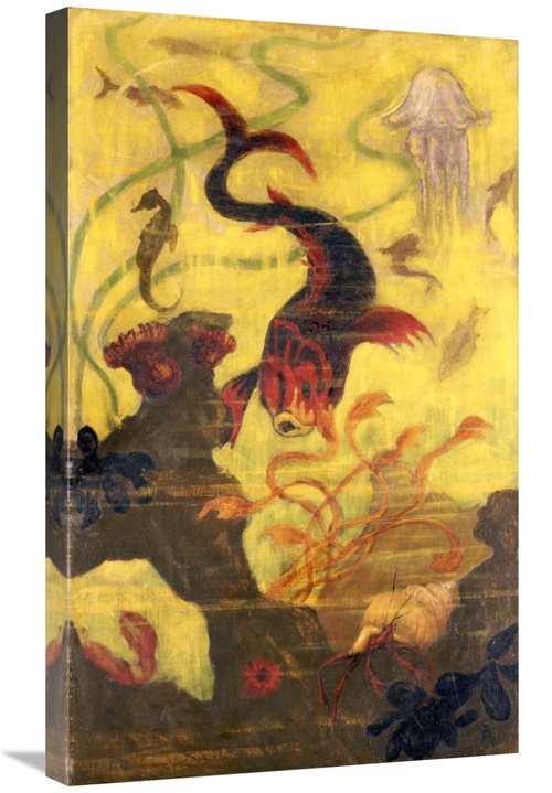 Global Gallery GCS-267068-30-142 30 in. Poissons Et Crustacaes Art Pri