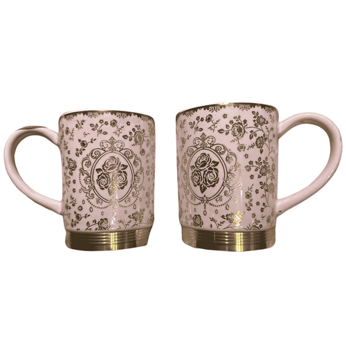 Cup Gift Set of 2 Pink&Golden