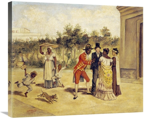 Global Gallery GCS-268217-30-142 30 in. Coloquio Discussion Art Print 