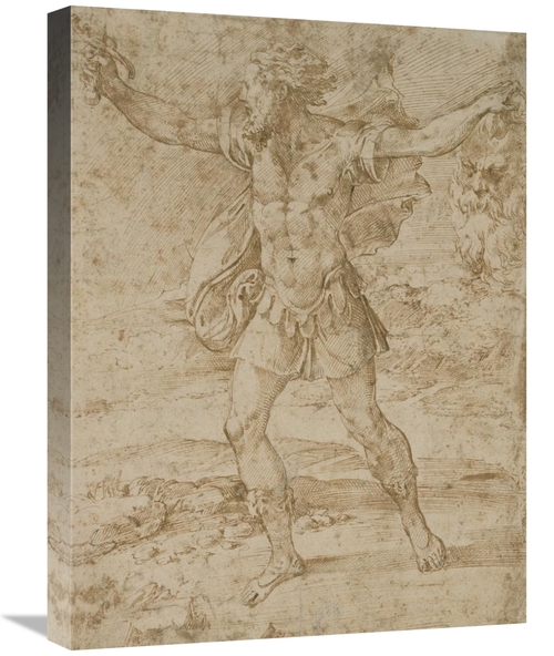 Global Gallery GCS-456080-1824-142 18 x 24 in. David with the Head of 