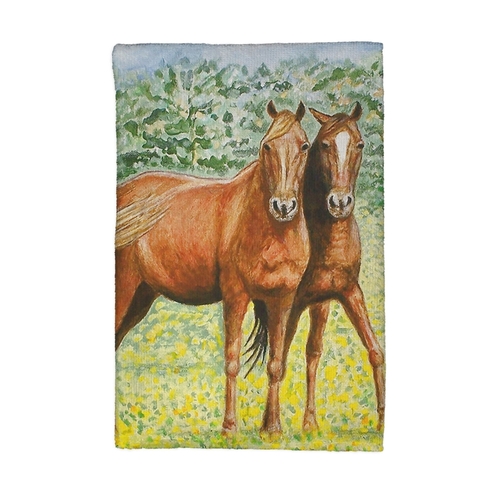 Betsy Drake KT057 Two Horses Kitchen Towel