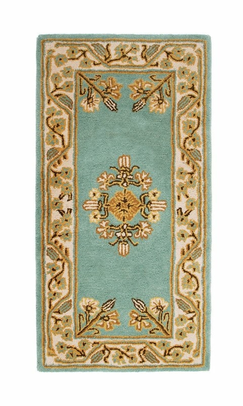 Minuteman H-607 Jardin Rectangular Rug, Wintergreen