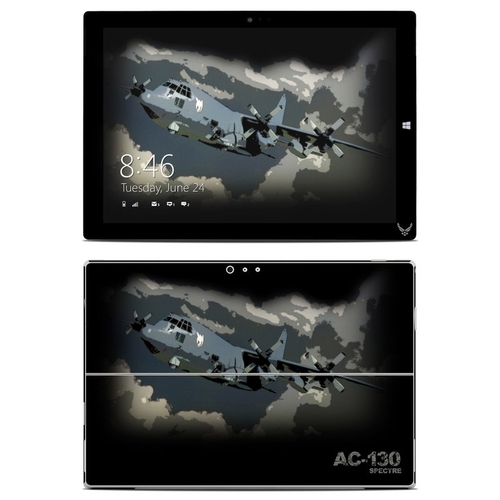 DecalGirl MSP3-USAF-AC130 Microsoft Surface Pro 3 Skin - AC-130
