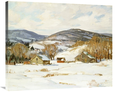 Global Gallery GCS-268571-36-142 36 in. Early Snow Art Print - George 