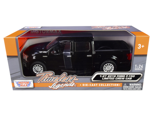 2019 Ford F-150 Limited Crew Cab Pickup Truck Black 1/24-1/27 Diecast