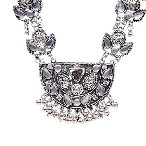 CE Ethnic Indian Traditional Oxidized Afghani Boho Jewelry Long