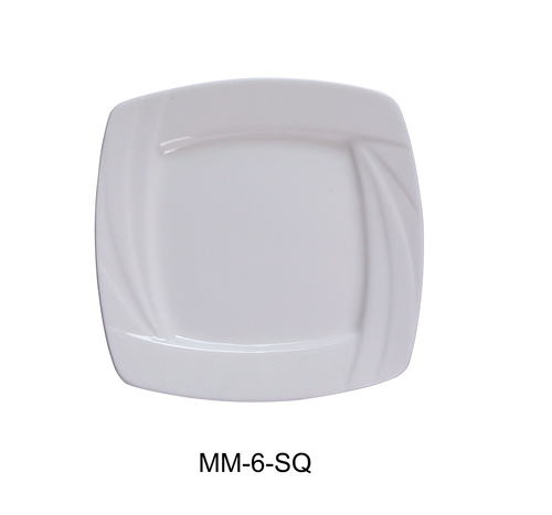 Yanco MM-6-SQ Miami 6" Square Plate