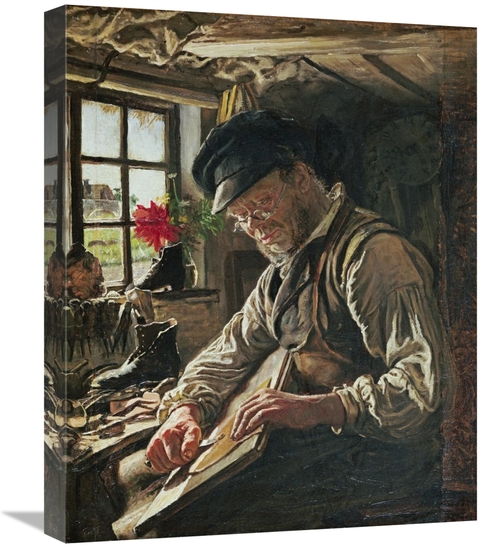Global Gallery GCS-266696-22-142 22 in. A Shoemaker in Arildsleje Art 