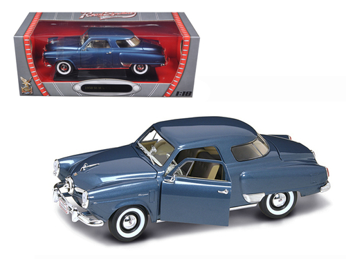 1950 Studebaker Champion Blue Metallic 1/18 Diecast Model Car by Road
