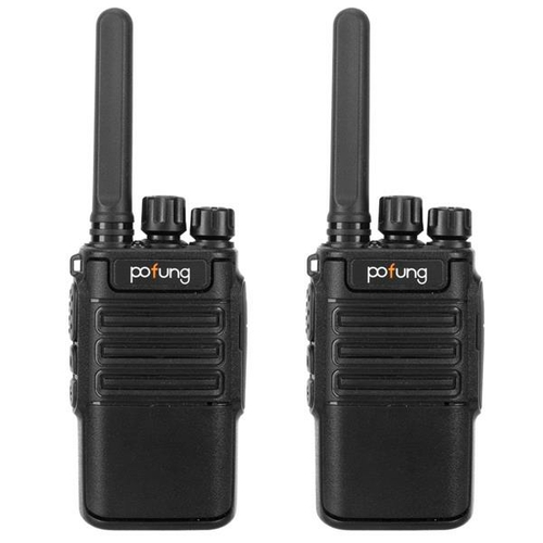 Pofung 2pcs F8 16-Channel Fixed Antenna Analog Walkie-Talkie