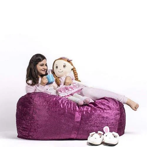 4 Ft Bean Bag Chair PURPLE