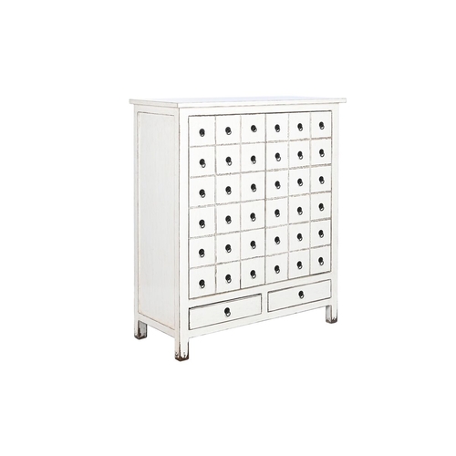 Chest of drawers DKD Home Decor White Oriental Lacquered 102 x 42 x