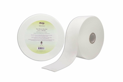 Dukal Waxing Roll 3.5" x 100 yds. Non-woven wax roll for home use or