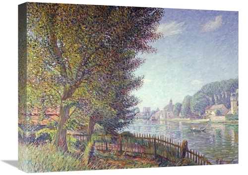 Global Gallery GCS-266590-22-142 22 in. River Landscape Art Print - Pa