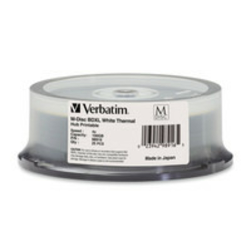 Verbatim 98916 M-Disc Bdxl 100 GB 4X White Thermal Printable, Hub 