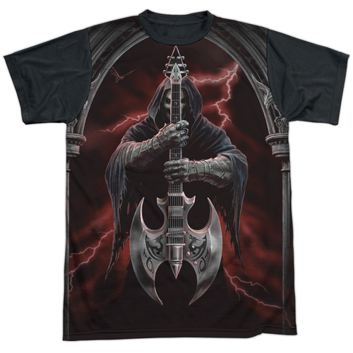 Trevco AS117-ATBB-1 Anne Stokes & Rock God-Short Sleeve Adult White Fr