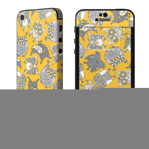 Heidi Dobrott AIP5-OWLS Apple iPhone 5 Skin - Owls