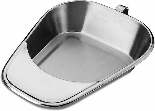 Dukal Stainless Steel Bedpans. Pack of 6 Steel Fracture Bedpans for