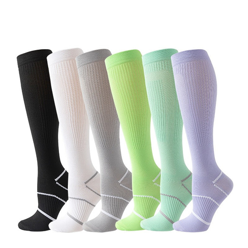 Pressure socks calf socks women's socks solid color thin mesh sweat