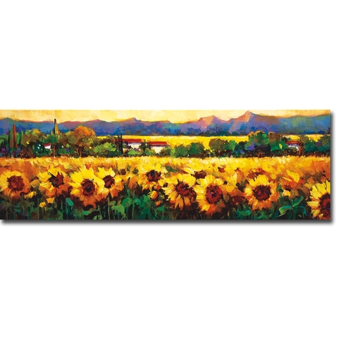 Artistic Home Gallery 1236B945CG Sweeping Fields of Sunflowers by O To
