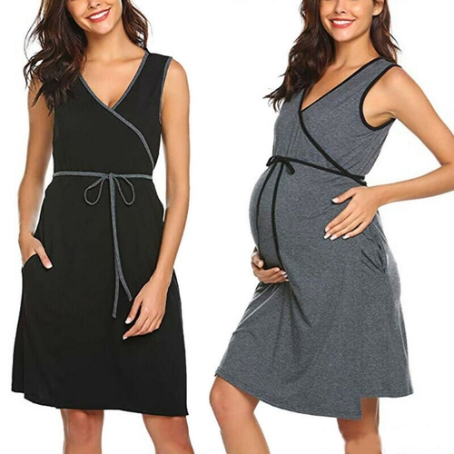 Fashion Cotton Women Pregnant Maternity Nursing