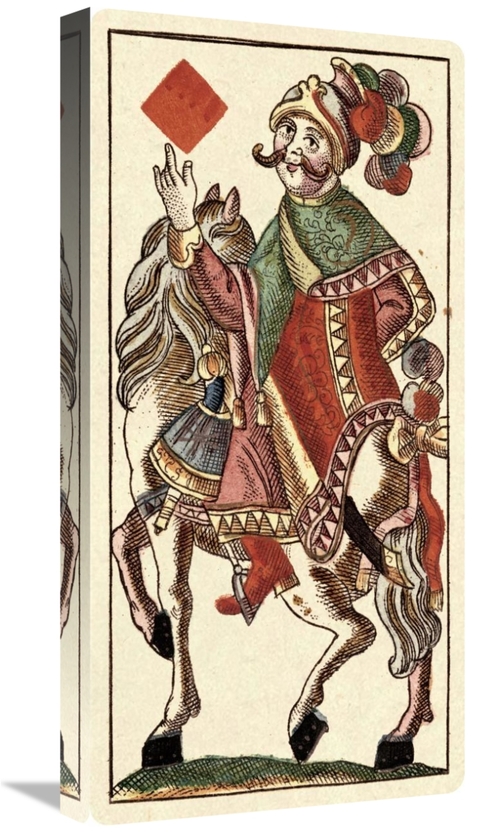 Global Gallery GCS-455066-1224-142 12 x 24 in. Knight of Diamonds - Ba