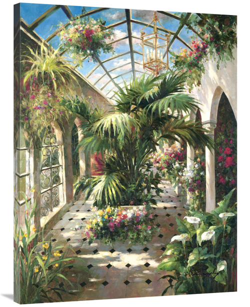 Global Gallery GCS-113780-3040-142 30 x 40 in. Garden Atrium II Art Pr