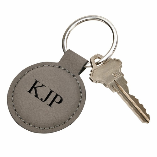 Creative Gifts International 002761 Leatherette Round Key Chain, G