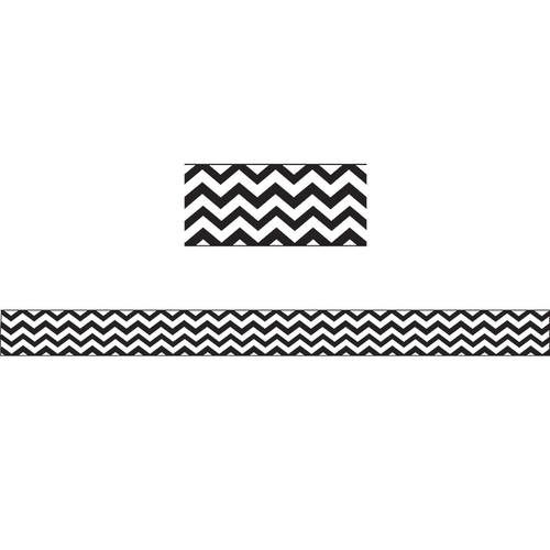 Ashley Productions ASH11014BN Magnetic Magi-Strips, Black Chevron 