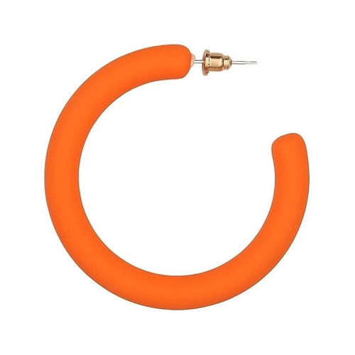 Orange Chic Hoops Combo Earrings Set Hoop Earring for women