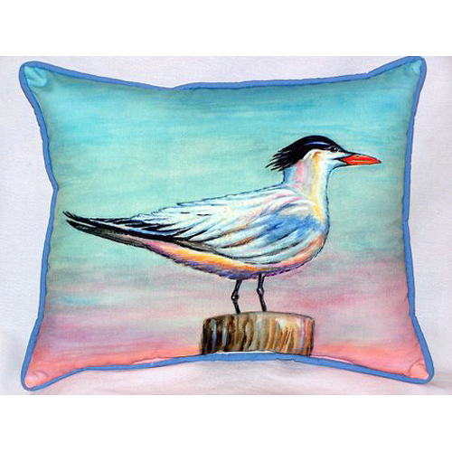 Betsy Drake HJ951 Royal Tern Large Indoor & Outdoor Pillow 16 x 20