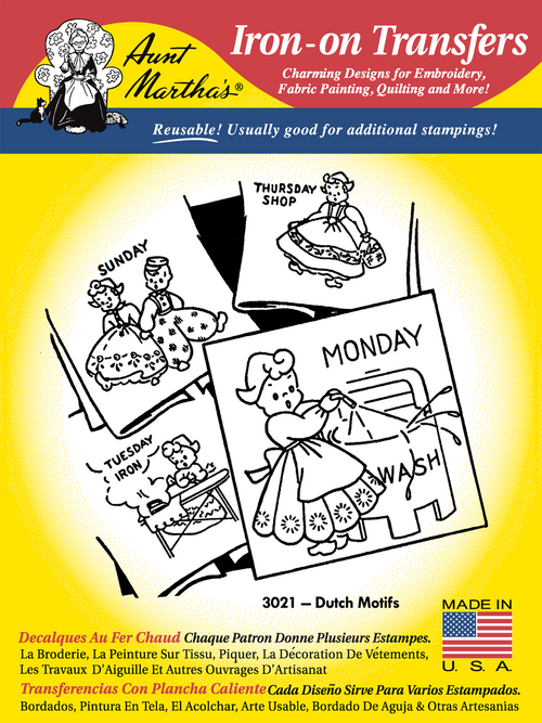 Aunt Martha's #3021 Dutch Motifs