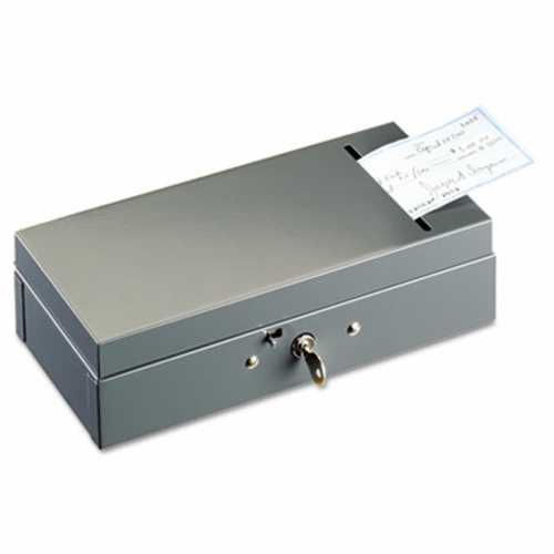 Mmf 221104201 Steel Bond Box with Check Slot  Disc Lock  Gray