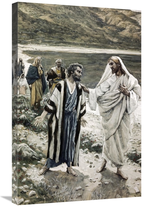 Global Gallery GCS-280305-30-142 30 in. Feed My Lambs Art Print - Jame