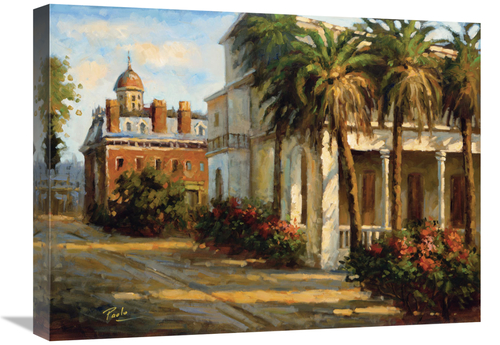 Global Gallery GCS-126680-1824-142 18 x 24 in. Casa De Palmera Art Pri