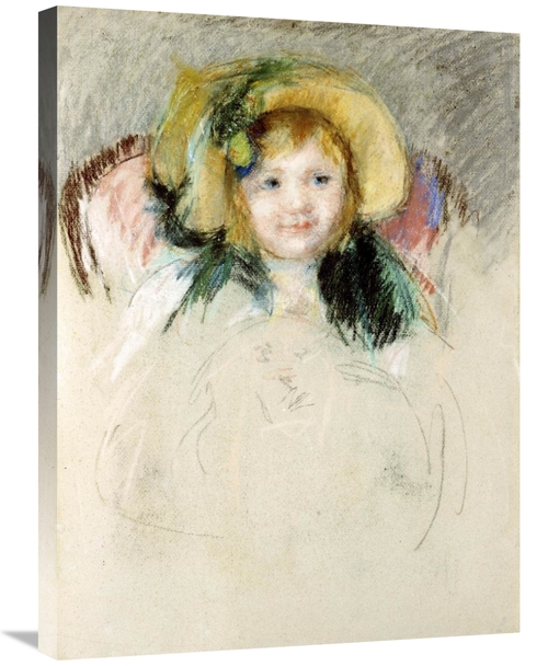 Global Gallery GCS-267830-30-142 30 in. Sara in a Bonnet Art Print - M