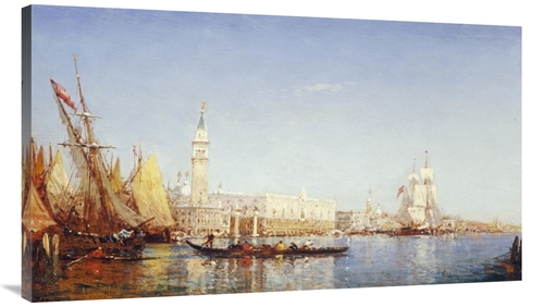 Global Gallery GCS-268689-44-142 44 in. The Grand Canal, Venice Ar