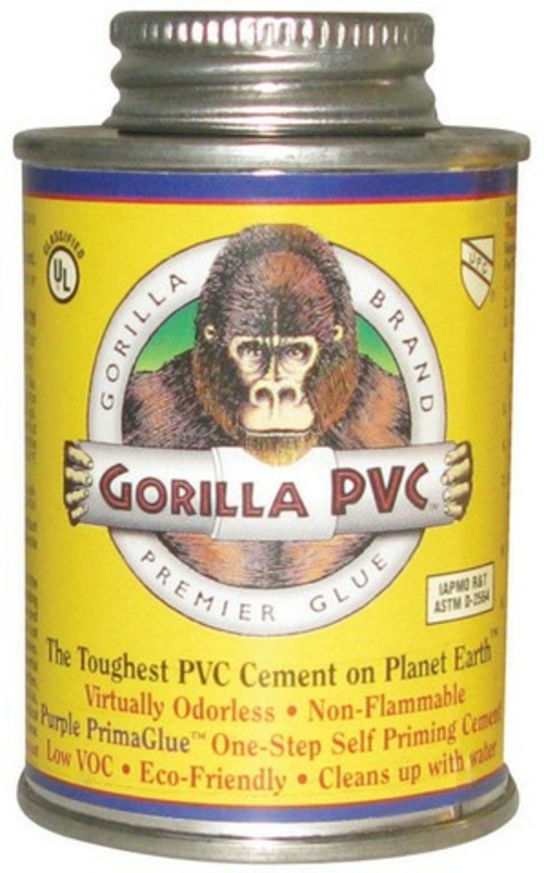 Gorilla PP-08204 8 oz Purple low VOC PVC Cement